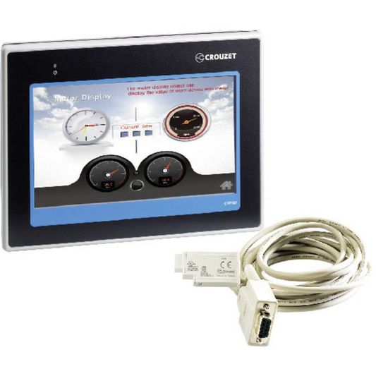 Crouzet 88970553 SPS skjáviðbygging fyrir notendaviðmót á lager. Sjá texta/mynd.