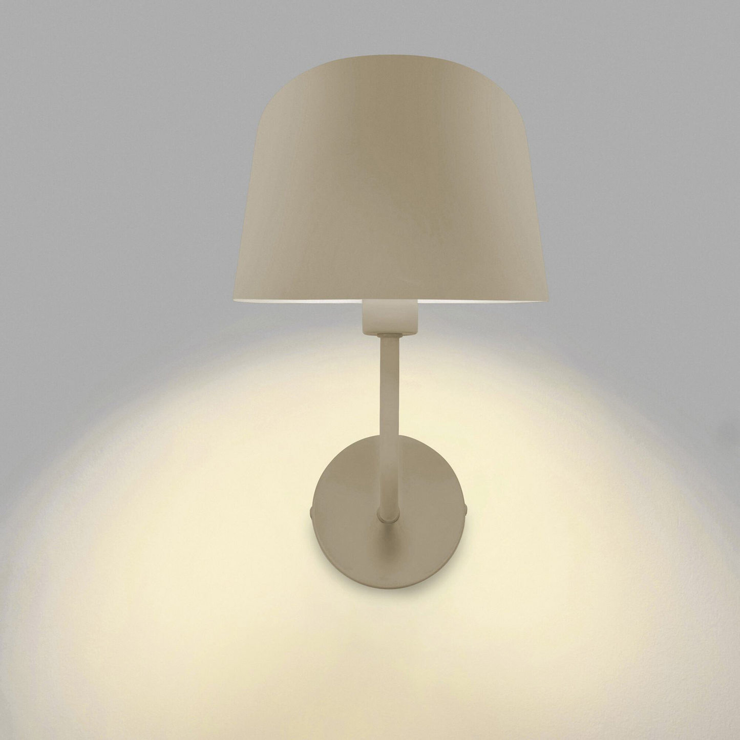 B-grade Forlight wall lamp Fres beige steel width 18.5 cm wall light lamp light