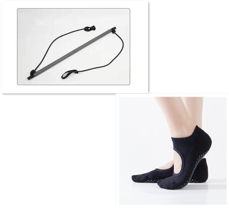 Stretching Pilates Stick Yoga Home Stretch Training Puller