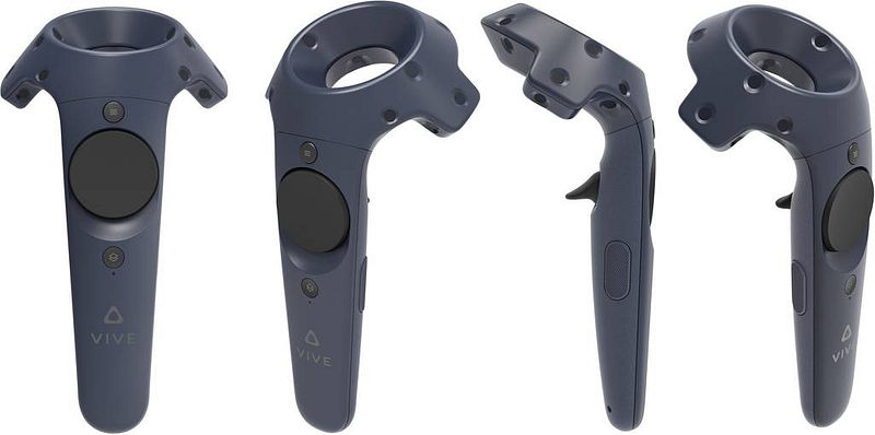 B-stock HTC Vive Pro Blue Virtual Reality Glasses including motion sensors. See text/photo.