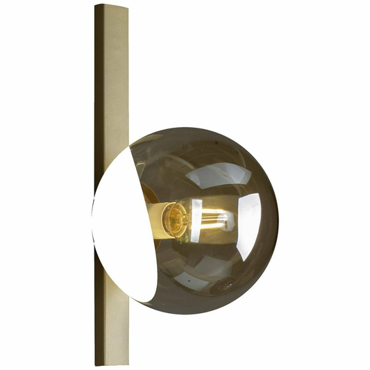 B-lager Eco Light Pluto 9110 Ap1 Go veggljós, vegglampi, gangljós, lampi E14, gulllitað