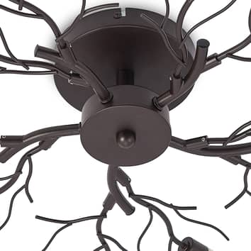 Lindby Bigna loftljós í B-flokki, loftlampi, loftljós, ljósastæði, lampi, G9, tíu ljósastaurar