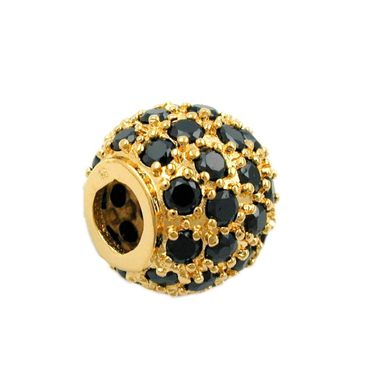 Pendant 12x11mm ball gold-plated 3 microns