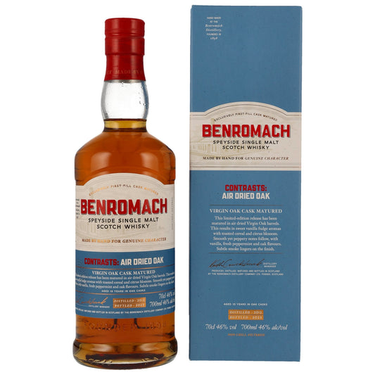Benromach 2012/2023 - Andstæður: Loftþurrkuð eik