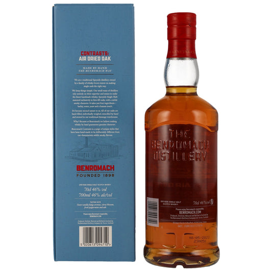 Benromach 2012/2023 - Andstæður: Loftþurrkuð eik