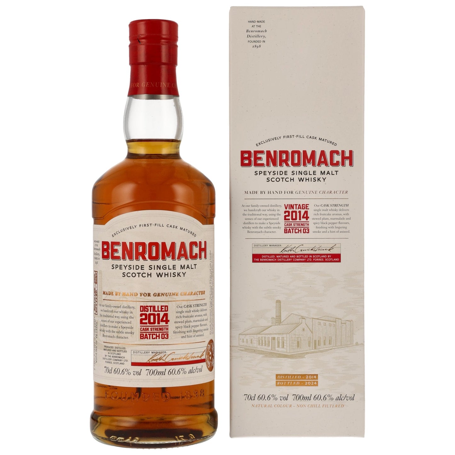 Benromach 2014/2024 - Tunnustyrkur