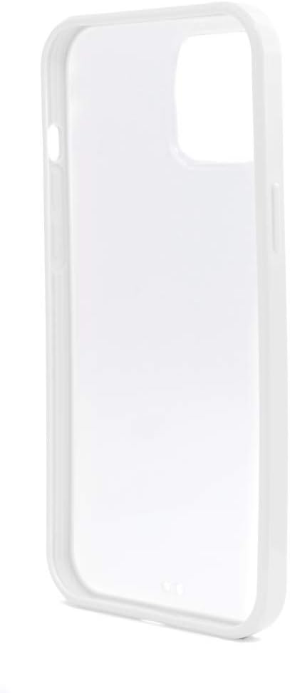 System-S protective silicone case in white transparent case compatible with iPhone 12 Mini