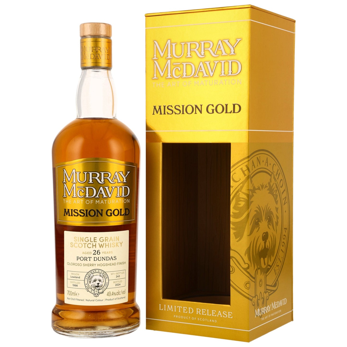 Port Dundas 26 1998/2024 - Murray McDavid - Oloroso Sherry Hogshead Ljúka #2410052
