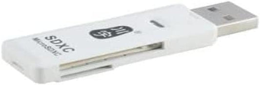 System-S USB A millistykki fyrir SD Micro SD kortalesara 