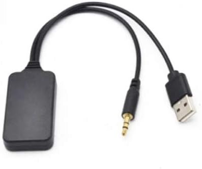 System-S Bluetooth snúra fyrir bílútvarp með USB og tengi, svart fyrir BMW