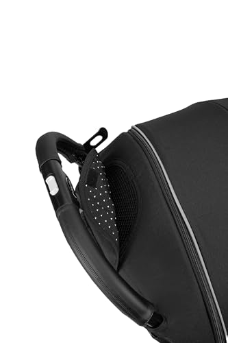 MoMi ESTELLE barnavagn fyrir börn frá 6 mánaða aldri (allt að 15 kg), samanbrjótanleg barnavagn með 5 punkta öryggisbelti, innkaupakörfu með útfellanlegri virkni, sjónaukahandfangi