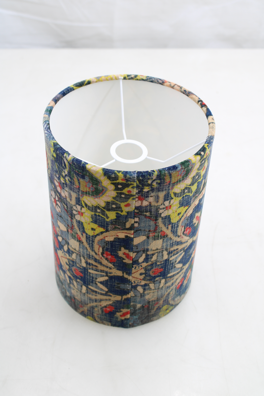 B-flokks Ebb &amp; Flow Persia lampaskermur, ljósgjafi fyrir lampa, borðlampi, hæð 24 cm, blár