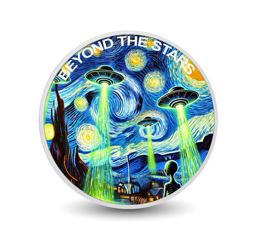 Starry Night Invasion Beyond the Stars 1oz Silver Coin
