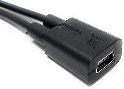 SYSTEM-S USB 2.0 Y cable 25 cm Mini B female to Mini B and Micro B male adapter