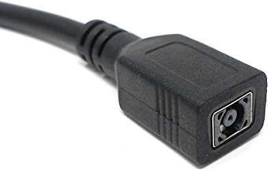 SYSTEM-S DC 20 V cable 7.5 cm 7.4 x 5.0 mm socket to 4.5 x 3.0 mm plug black
