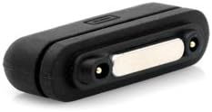 Magnet Adapter Stecker für Micro USB Eingang female Ladekabel für Sony Xperia Z1 Z2 Z1S Z3 in schwarz