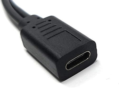 SYSTEM-S USB 3.1 Y cable 25 cm Type C female to 2x 2.0 Micro B male in black
