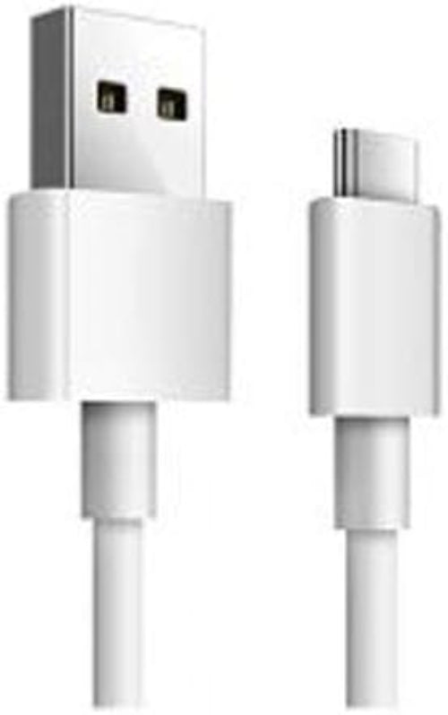 SYSTEM-S USB 3.1 Kabel 1 m Typ C Stecker zu 2.0 Typ A Stecker in Weiß