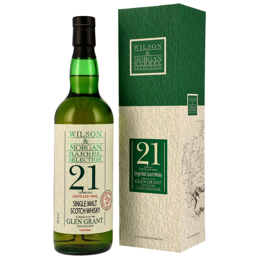 Glen Grant 21 2003/2024 - Wilson & Morgan - Refill Bourbon Hogshead #59944