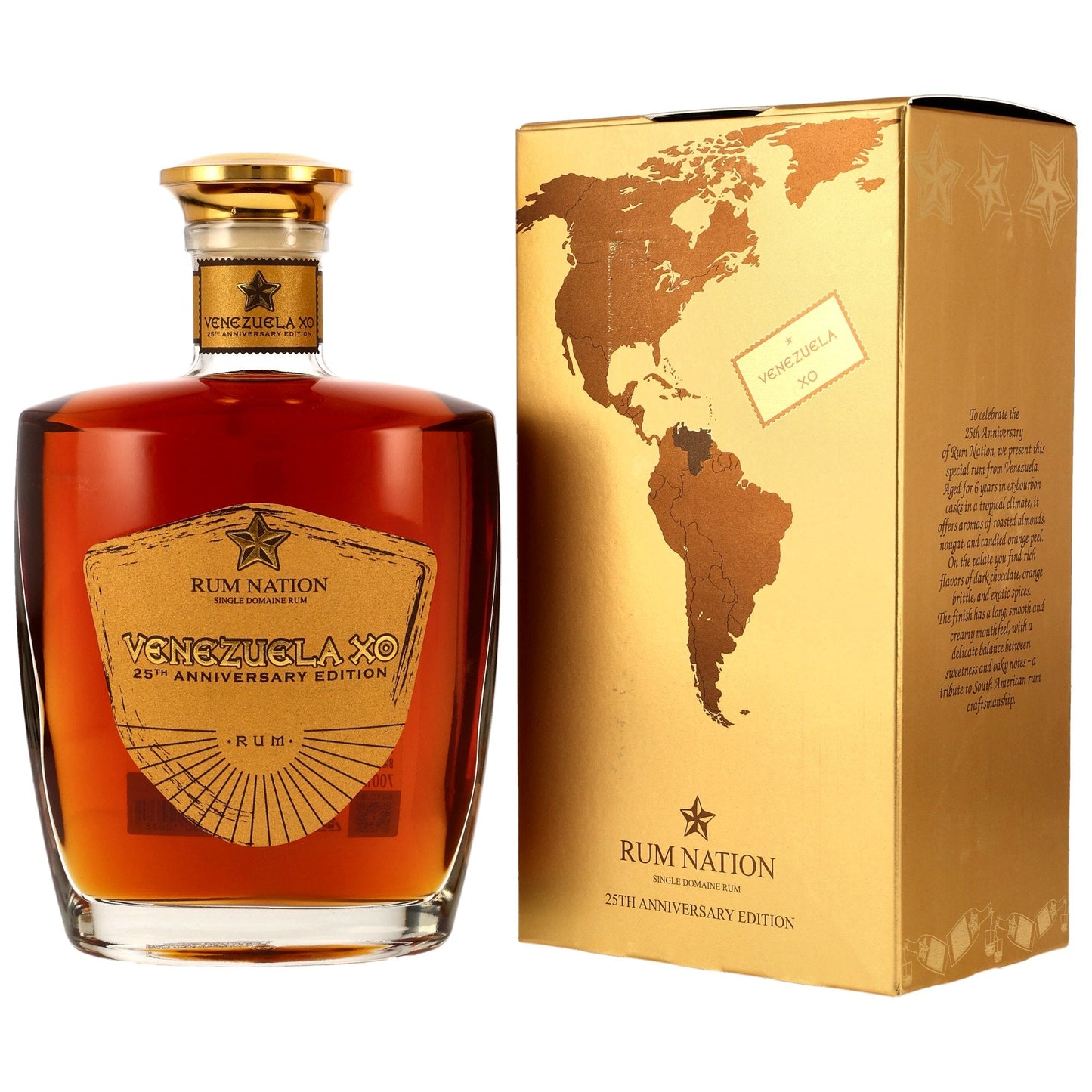 Venezuela XO - Rum Nation - 25th Anniversary Decanter