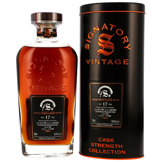 Mortlach 17 2007/2025 - Signatory Vintage Symingtons Choice - 1st Fill Oloroso Finish