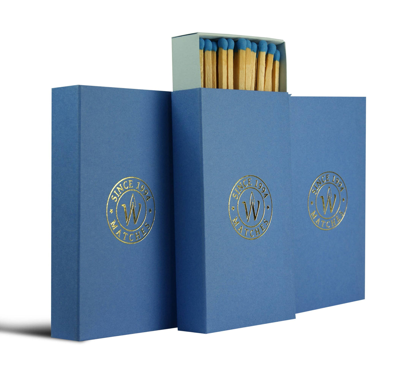 Premium Matches – Long Designer Matches – Deep Blue
