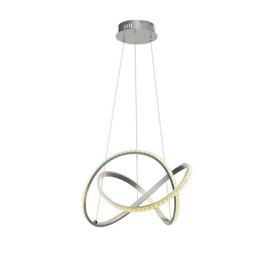 B-grade Lindby Criostal LED pendant light, ceiling lamp, hanging light, ceiling lamp 