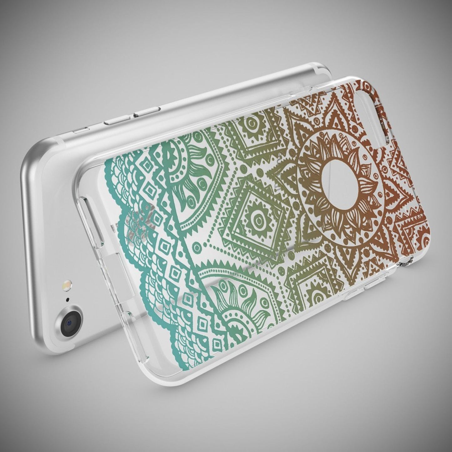 iPhone 7 Hülle Handyhülle von NALIA, Motiv Case Cover Bumper Transparent Klar