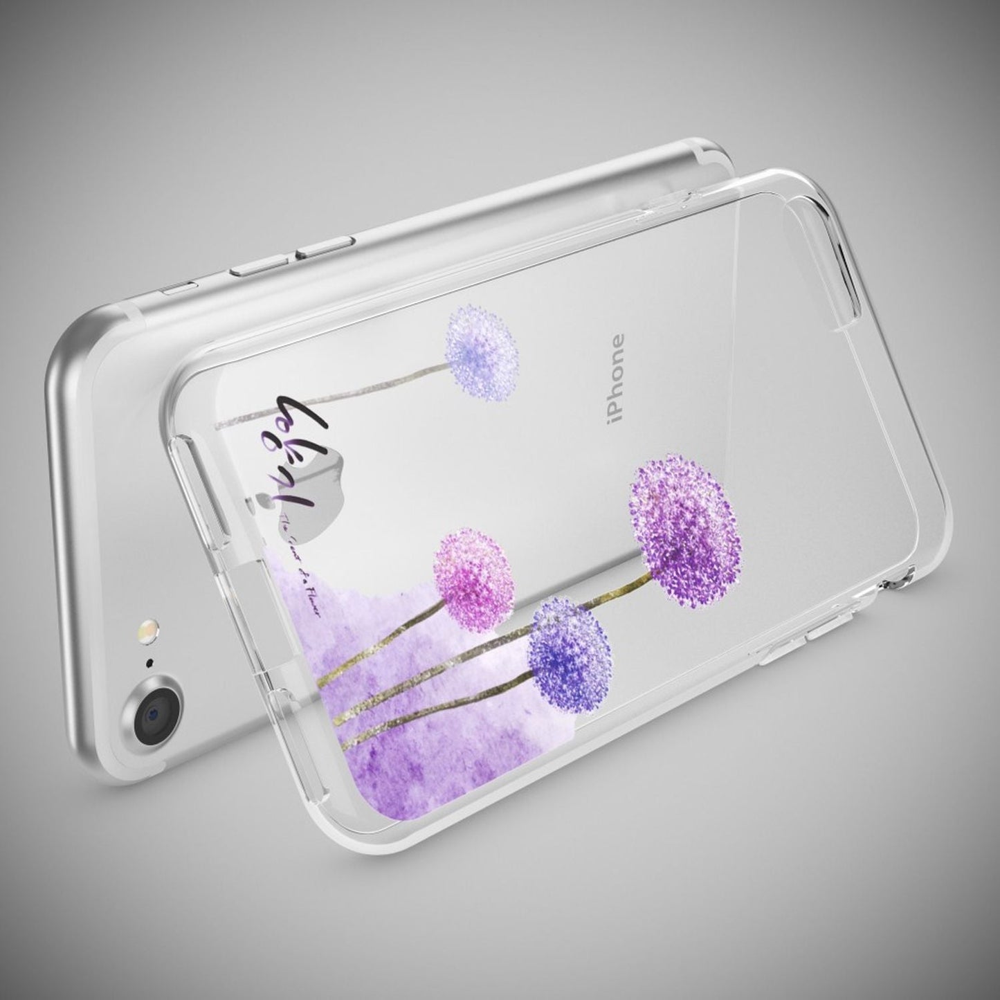 iPhone 7 Hülle Handyhülle von NALIA, Motiv Case Cover Bumper Transparent Klar