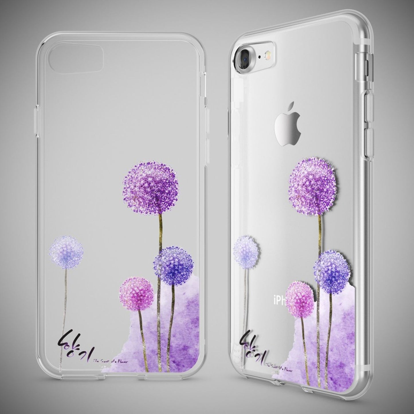 iPhone 7 Hülle Handyhülle von NALIA, Motiv Case Cover Bumper Transparent Klar