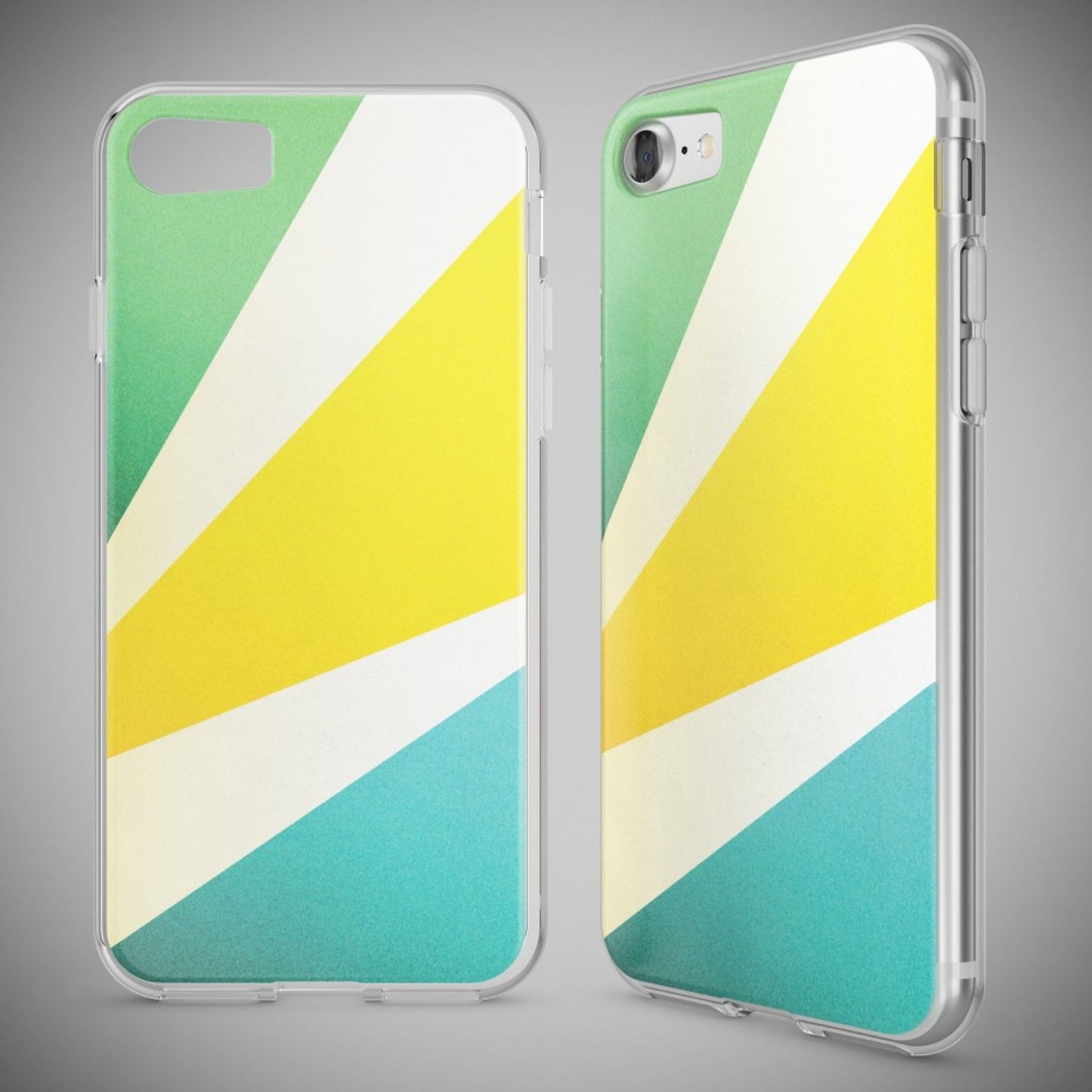 iPhone 7 Hülle Handyhülle von NALIA, Motiv Case Cover Bumper Transparent Klar