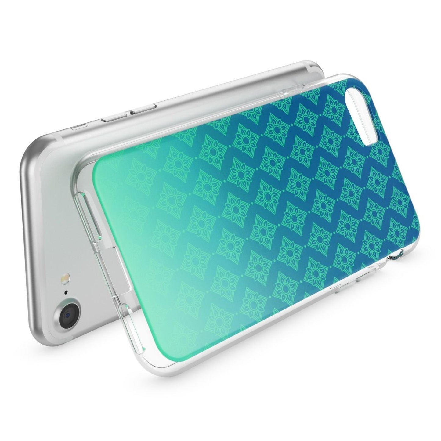 iPhone 7 Hülle Handyhülle von NALIA, Motiv Case Cover Bumper Transparent Klar