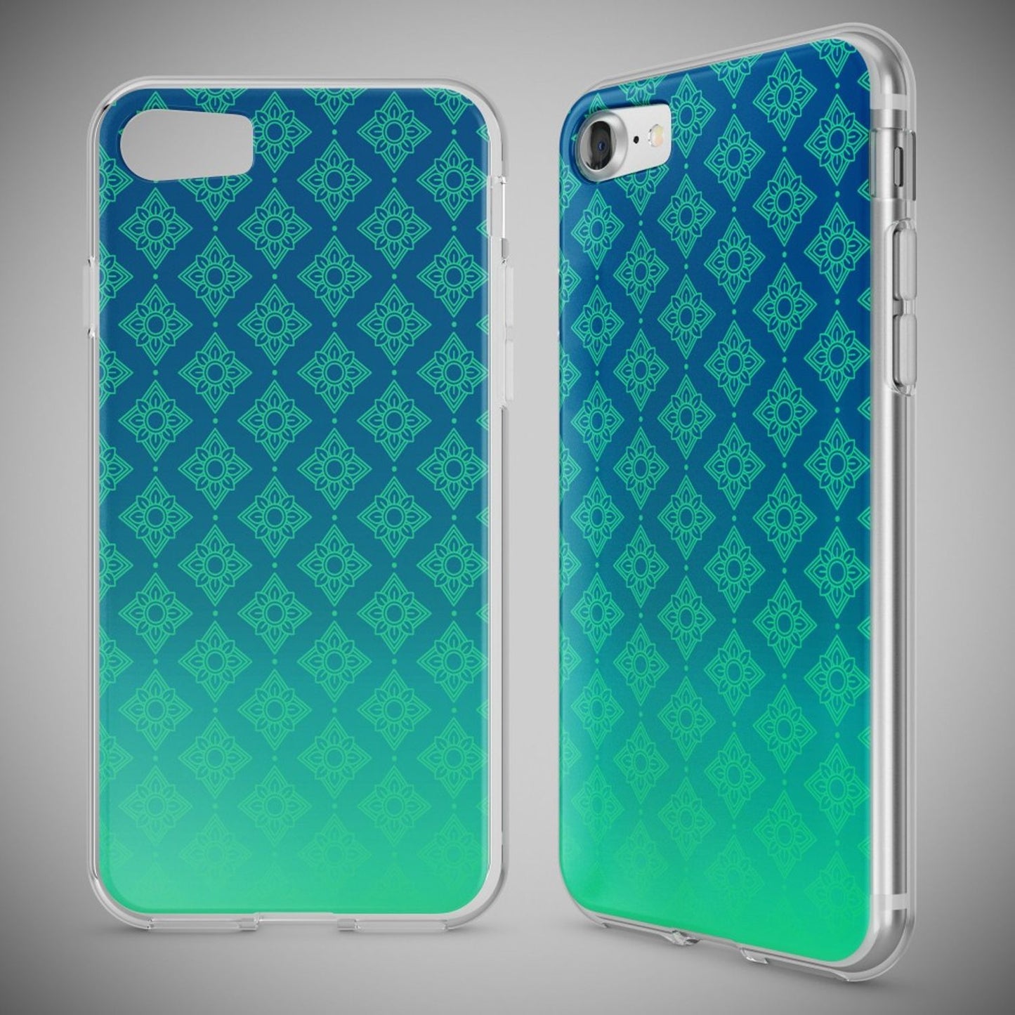 iPhone 7 Hülle Handyhülle von NALIA, Motiv Case Cover Bumper Transparent Klar