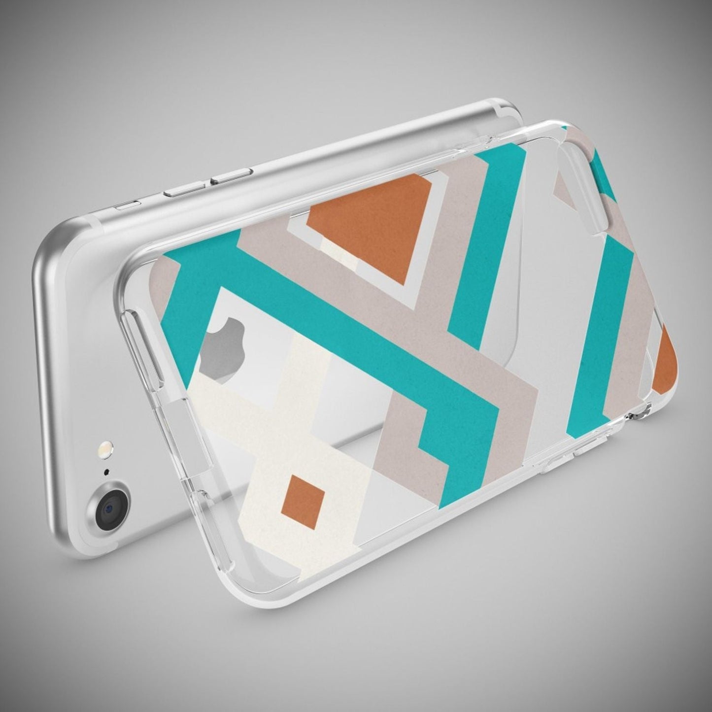 iPhone 7 Hülle Handyhülle von NALIA, Motiv Case Cover Bumper Transparent Klar