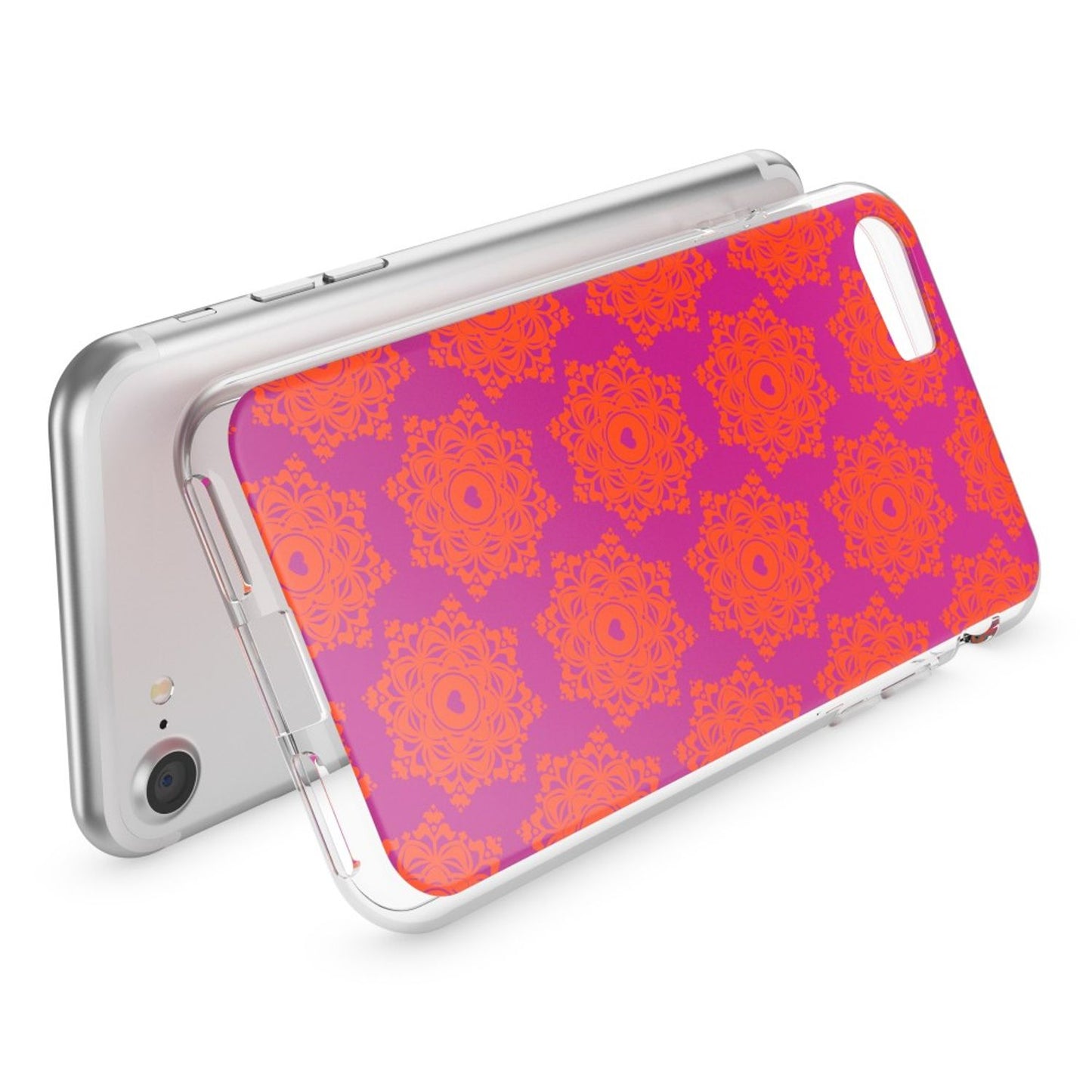 iPhone 7 Hülle Handyhülle von NALIA, Motiv Case Cover Bumper Transparent Klar