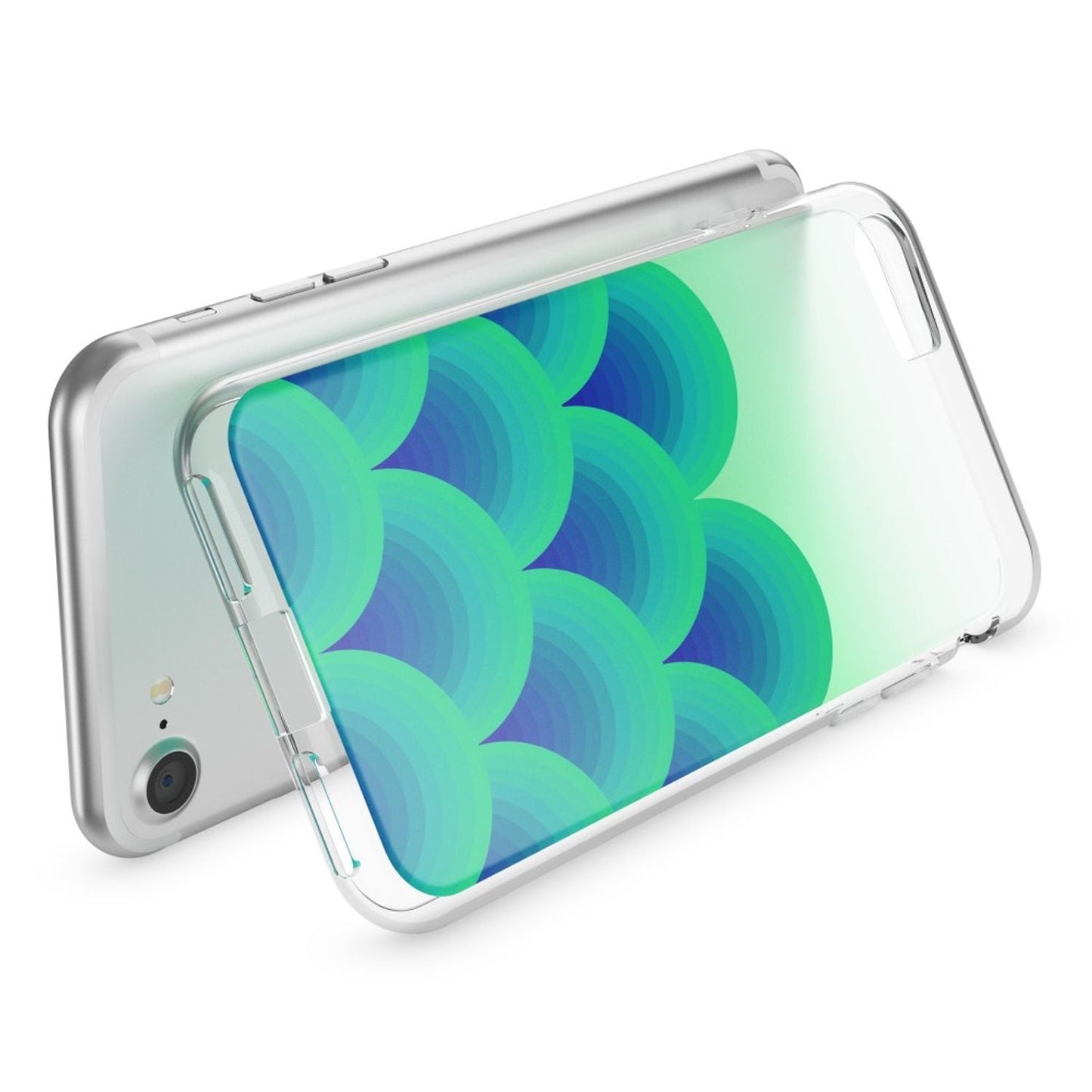 iPhone 7 Hülle Handyhülle von NALIA, Motiv Case Cover Bumper Transparent Klar