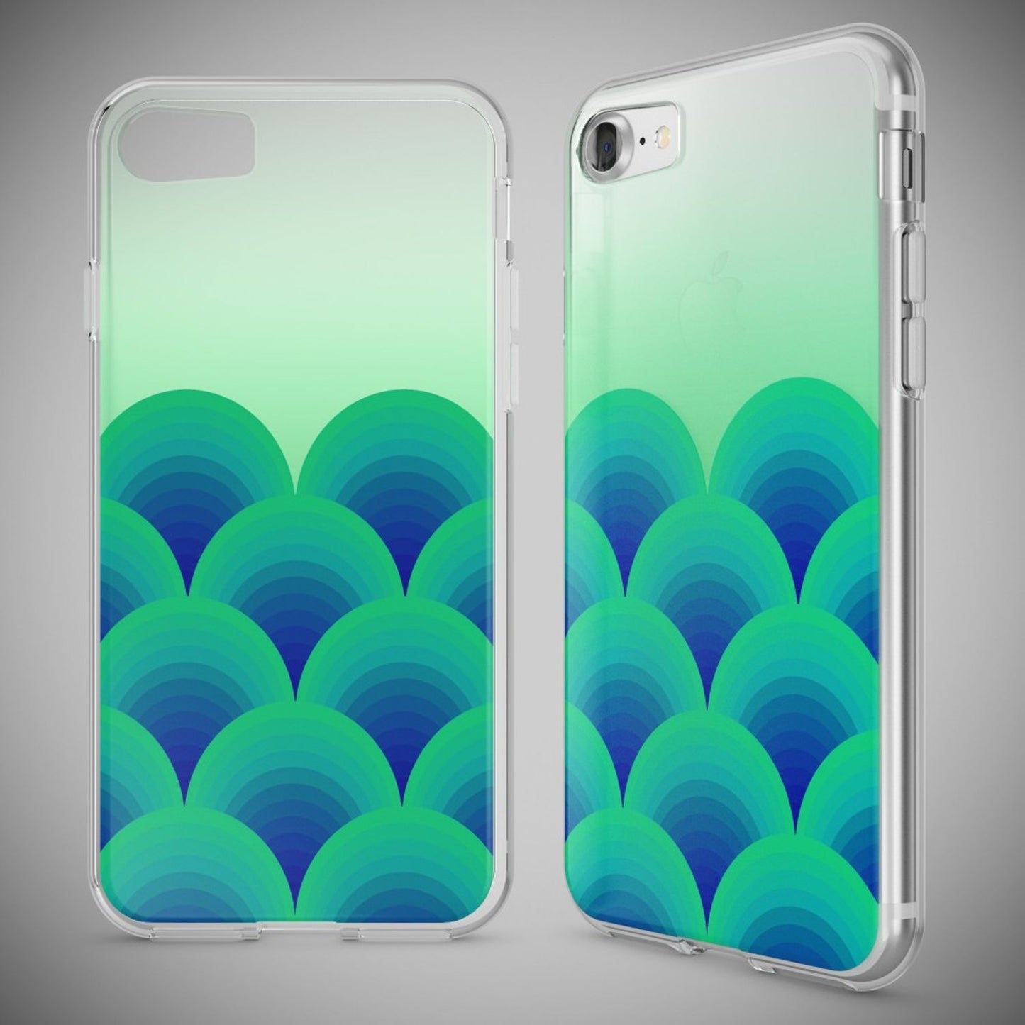 iPhone 7 Hülle Handyhülle von NALIA, Motiv Case Cover Bumper Transparent Klar