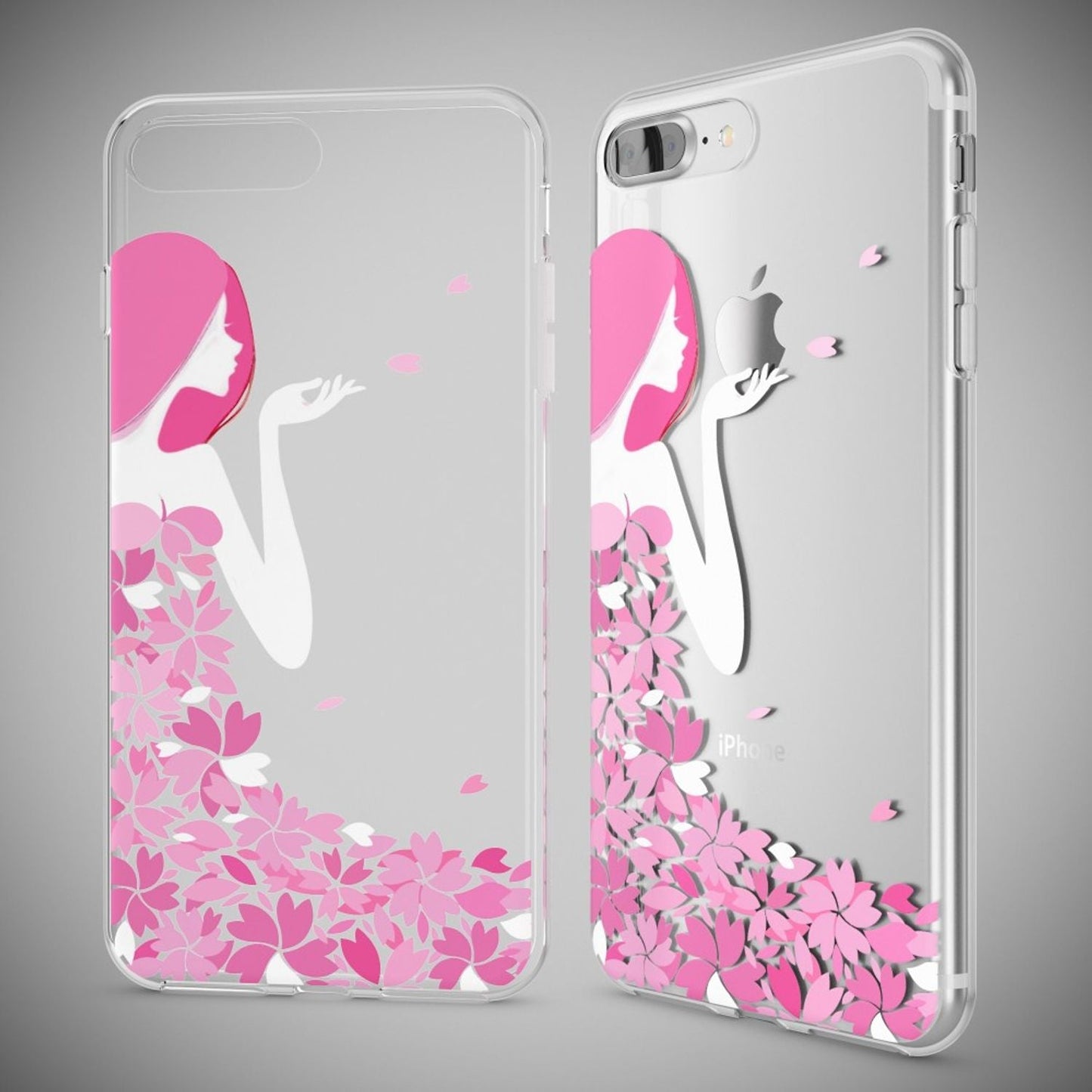 iPhone 8 Plus / 7 Plus Case, Phone Case by NALIA, Silicone Case Cover Bumper