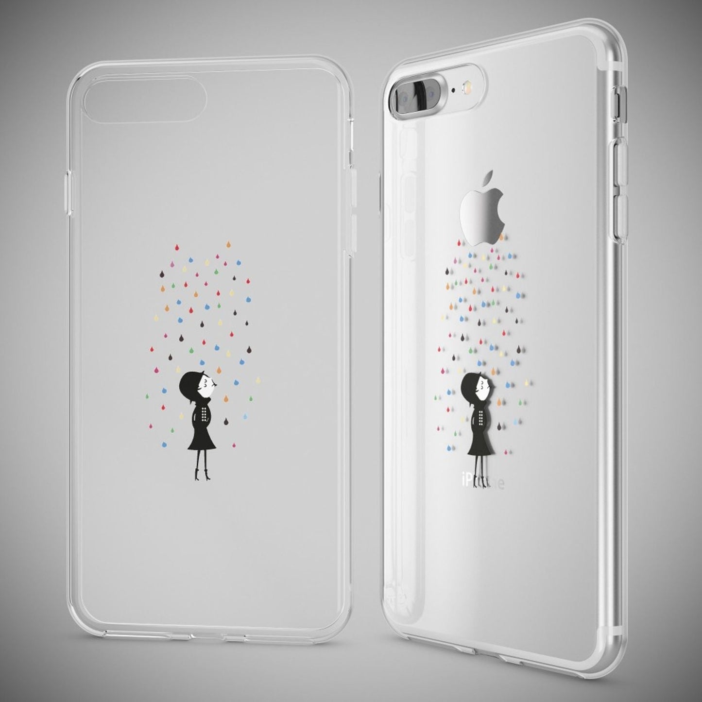 iPhone 8 Plus / 7 Plus Case, Phone Case by NALIA, Silicone Case Cover Bumper