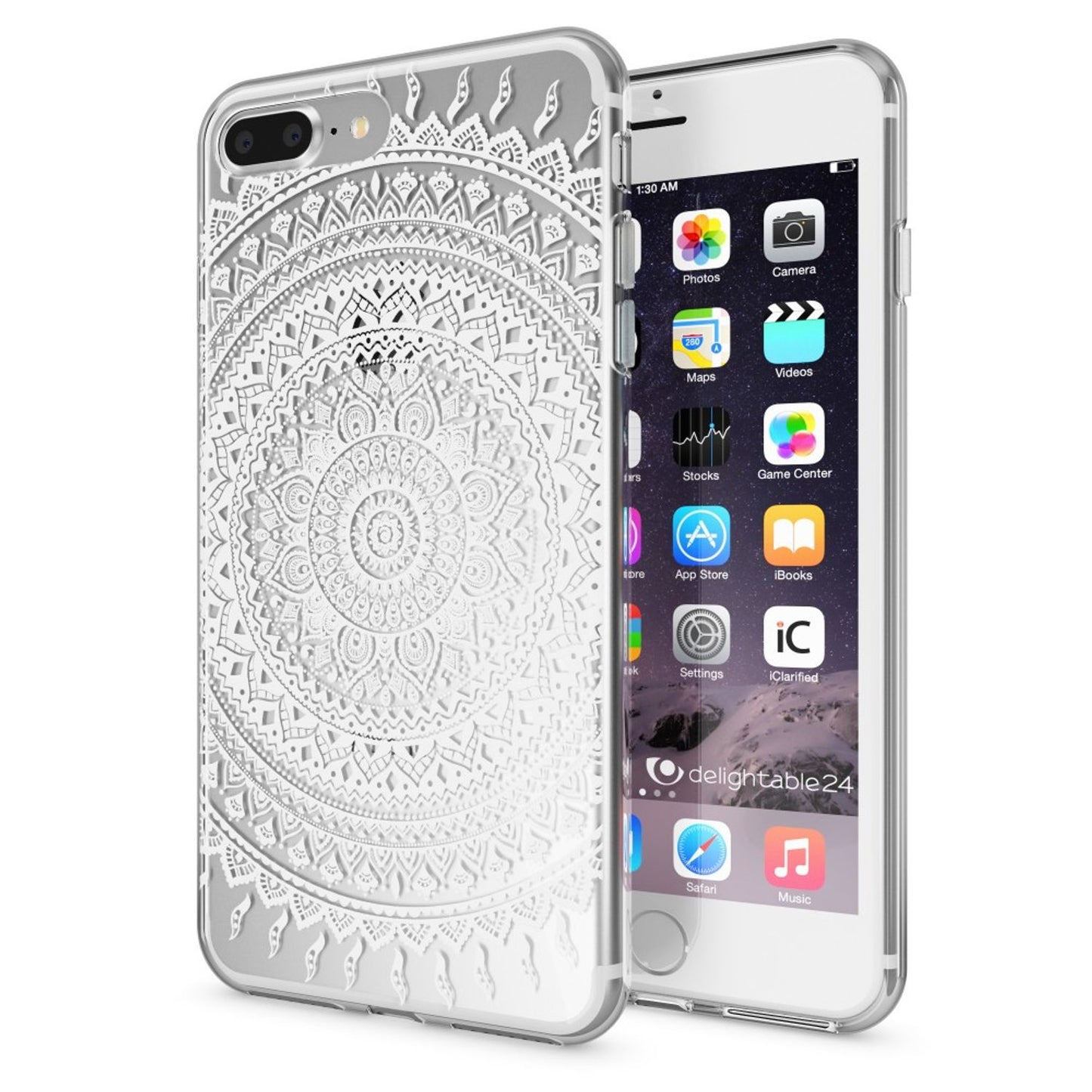 iPhone 8 Plus / 7 Plus Case, Phone Case by NALIA, Silicone Case Cover Bumper
