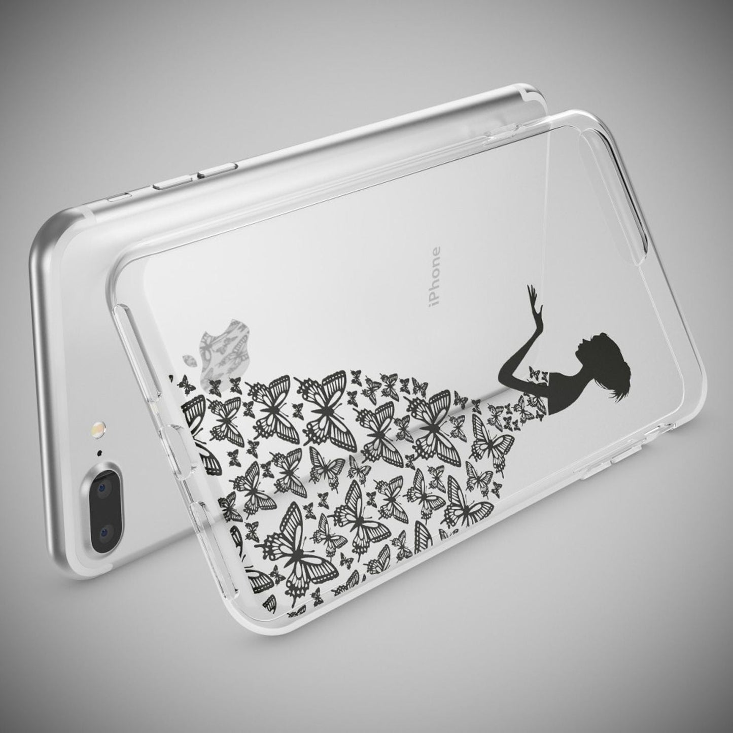 iPhone 8 Plus / 7 Plus Case, Phone Case by NALIA, Silicone Case Cover Bumper