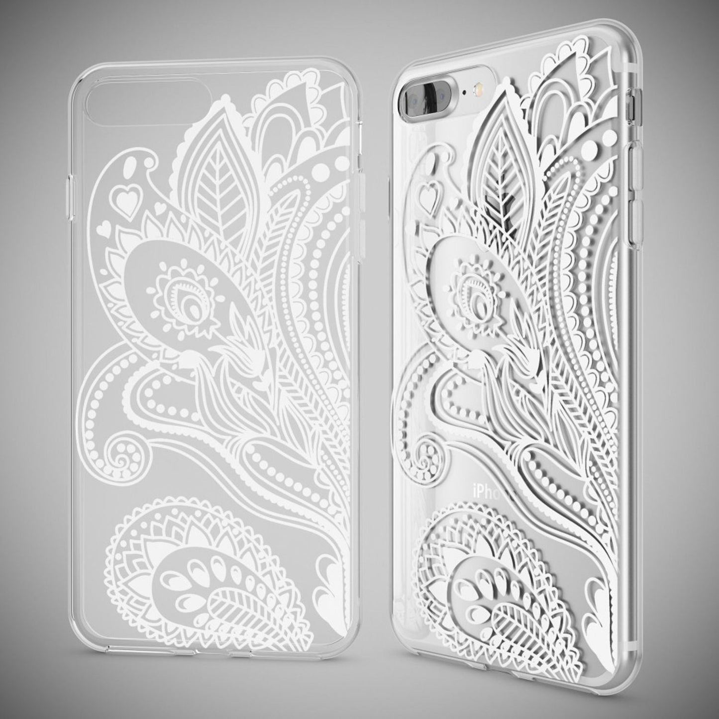iPhone 8 Plus / 7 Plus Case, Phone Case by NALIA, Silicone Case Cover Bumper