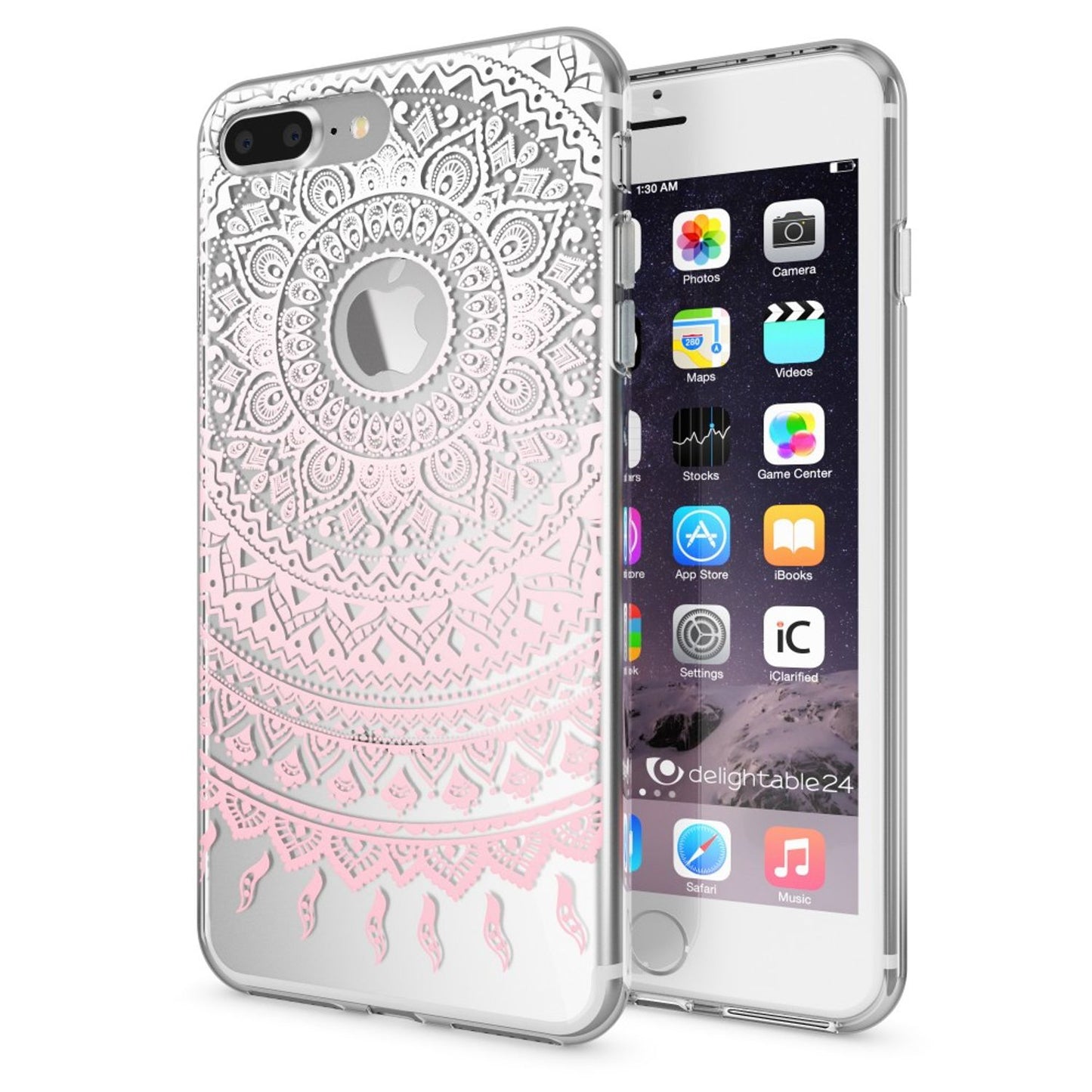 iPhone 8 Plus / 7 Plus Case, Phone Case by NALIA, Silicone Case Cover Bumper