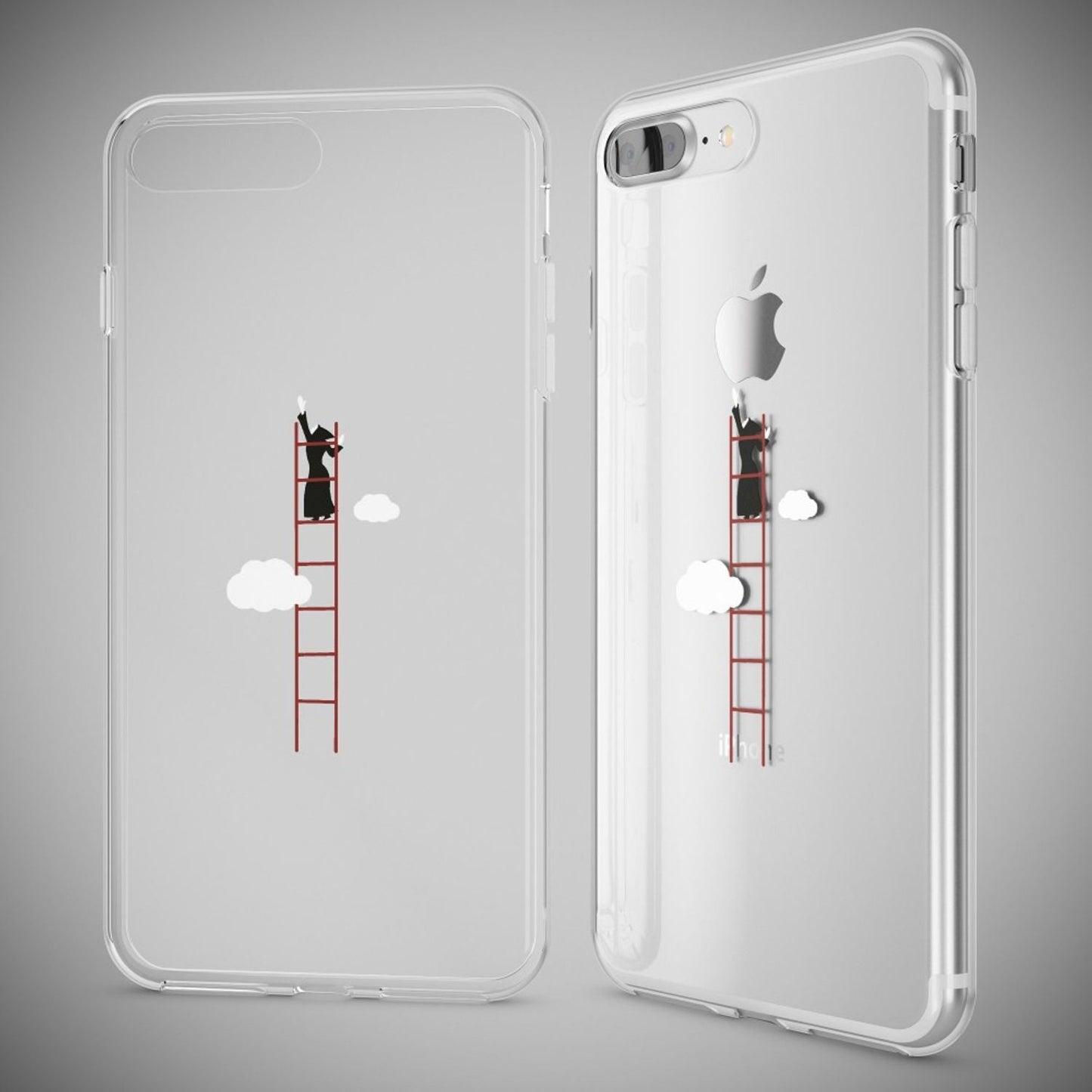 iPhone 8 Plus / 7 Plus Case, Phone Case by NALIA, Silicone Case Cover Bumper