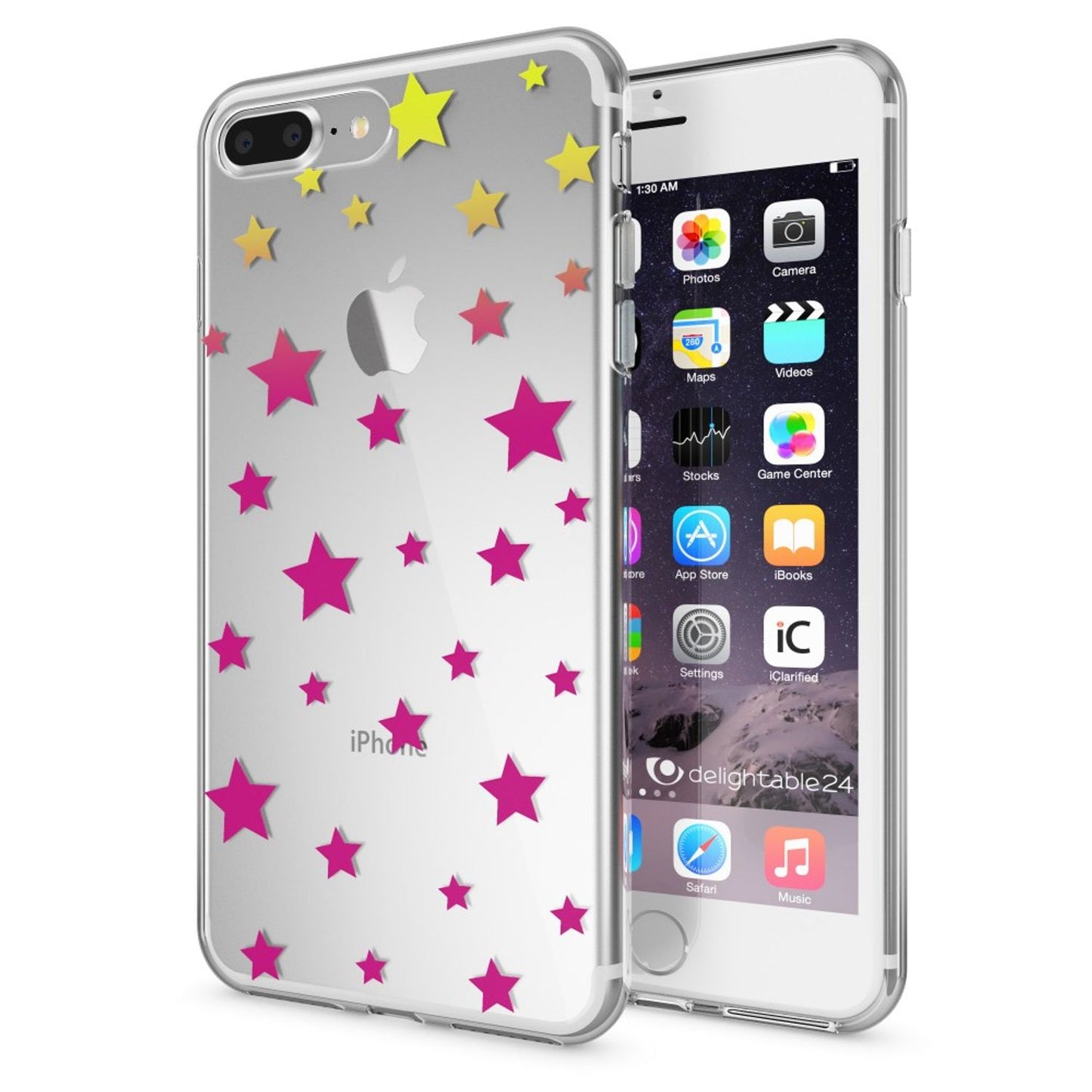 iPhone 8 Plus / 7 Plus Case, Phone Case by NALIA, Silicone Case Cover Bumper