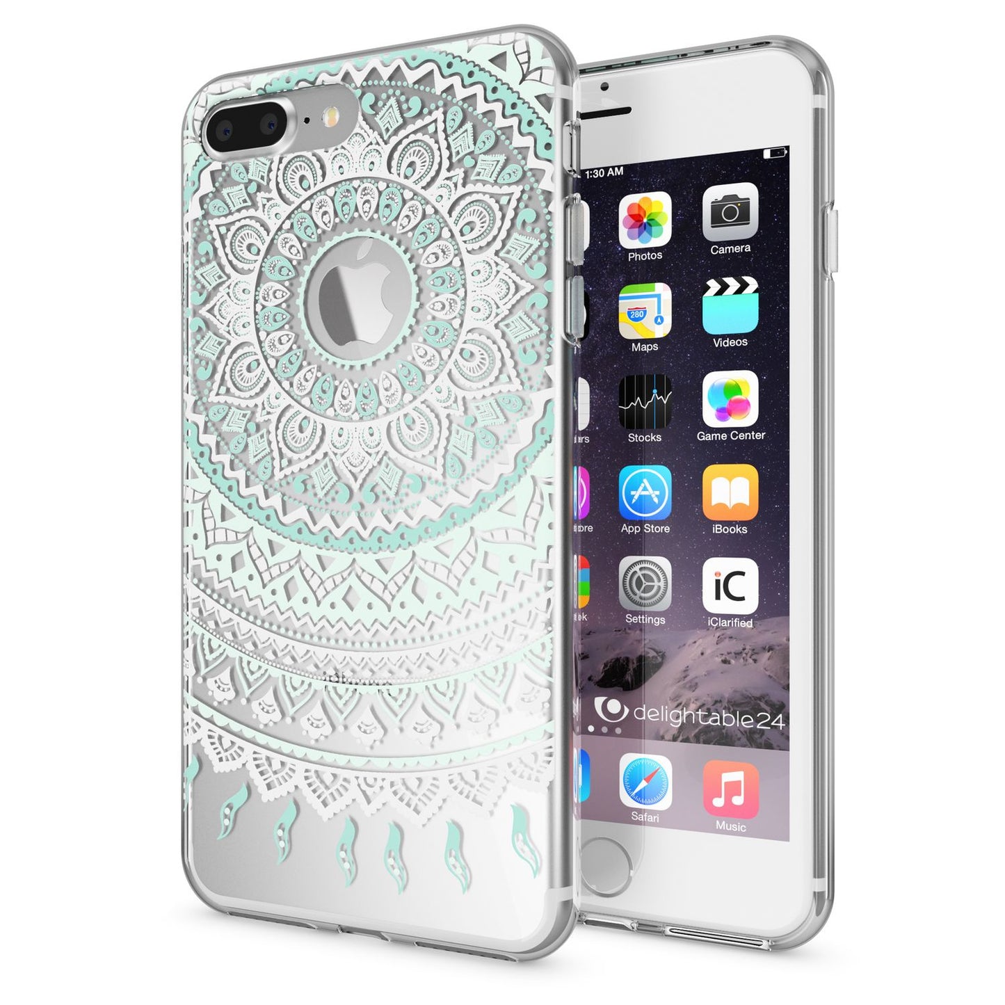 iPhone 8 Plus / 7 Plus Case, Phone Case by NALIA, Silicone Case Cover Bumper