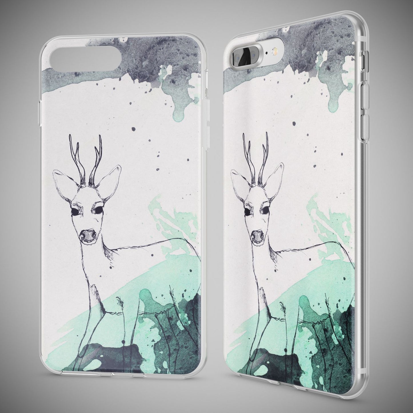 iPhone 8 Plus / 7 Plus Case, Phone Case by NALIA, Silicone Case Cover Bumper