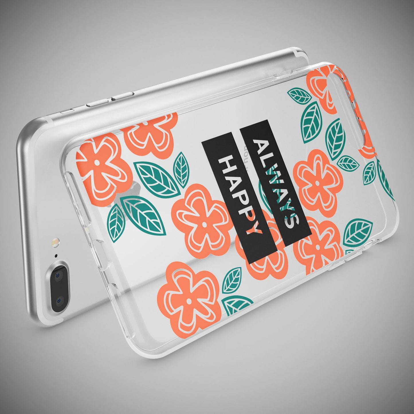 iPhone 8 Plus / 7 Plus Case, Phone Case by NALIA, Silicone Case Cover Bumper