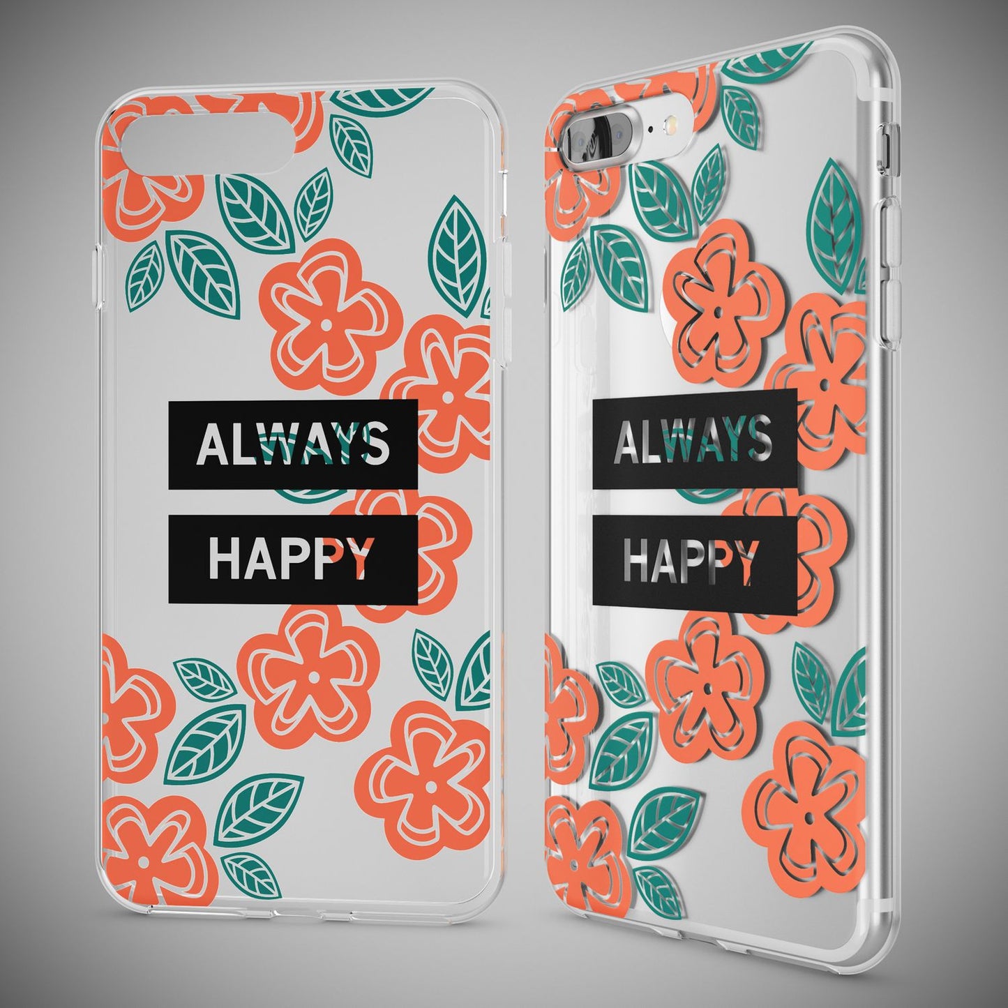 iPhone 8 Plus / 7 Plus Case, Phone Case by NALIA, Silicone Case Cover Bumper