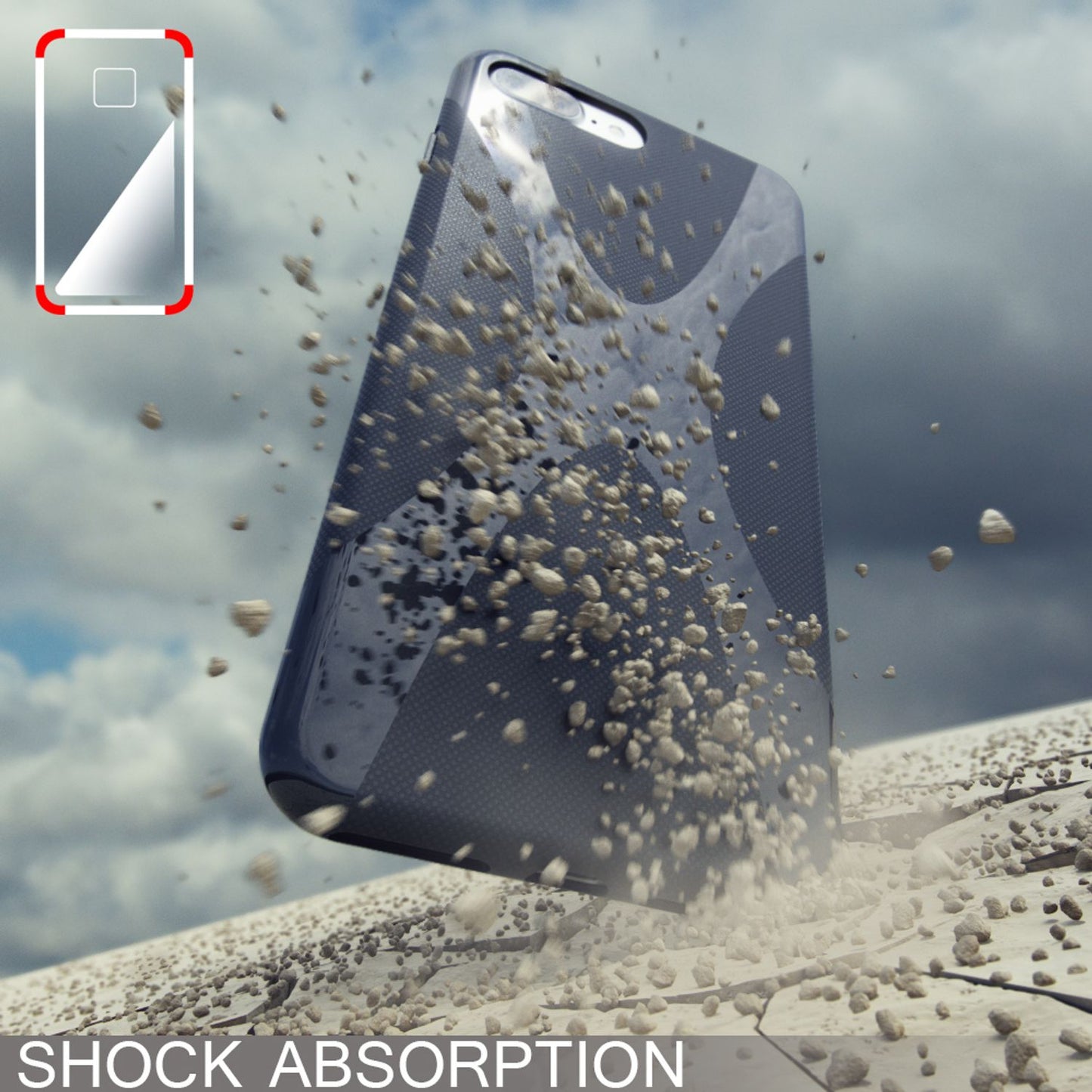 Apple iPhone 8 Plus / 7 Plus Phone Case by NALIA, Silicone Bumper Cover